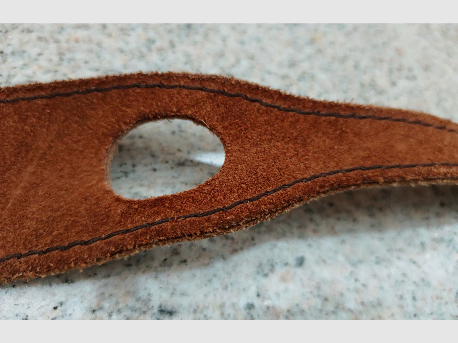 Bisonleren geweerriemen