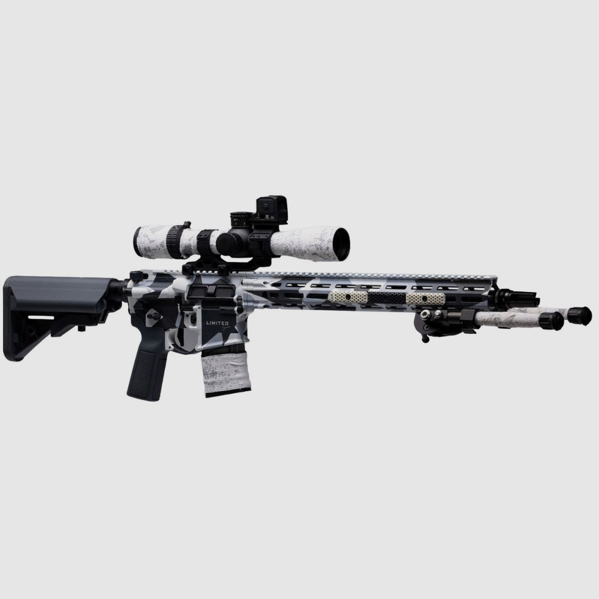 Daniel Defense DD4 V7 ICE BREAKER 16" M90 Snow Camo Limited + Trijicon + Bipod - LIMSER-022, zdjęcie 10 z 12