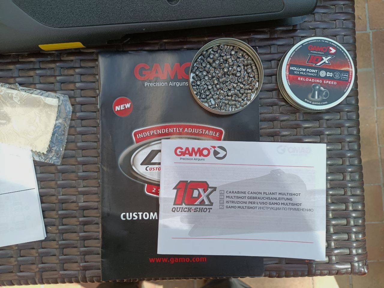 Mehrlader Luftgewehr Knicklauf Gamo Replay 10Maxxim Zielfernrohr 