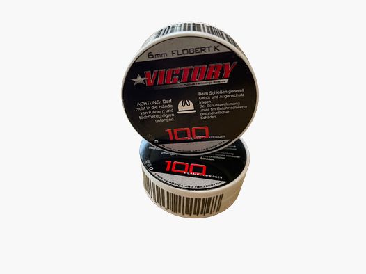 VICTORY PLATZPATRONEN - 6MM FLOBERT - 100 STÜCK