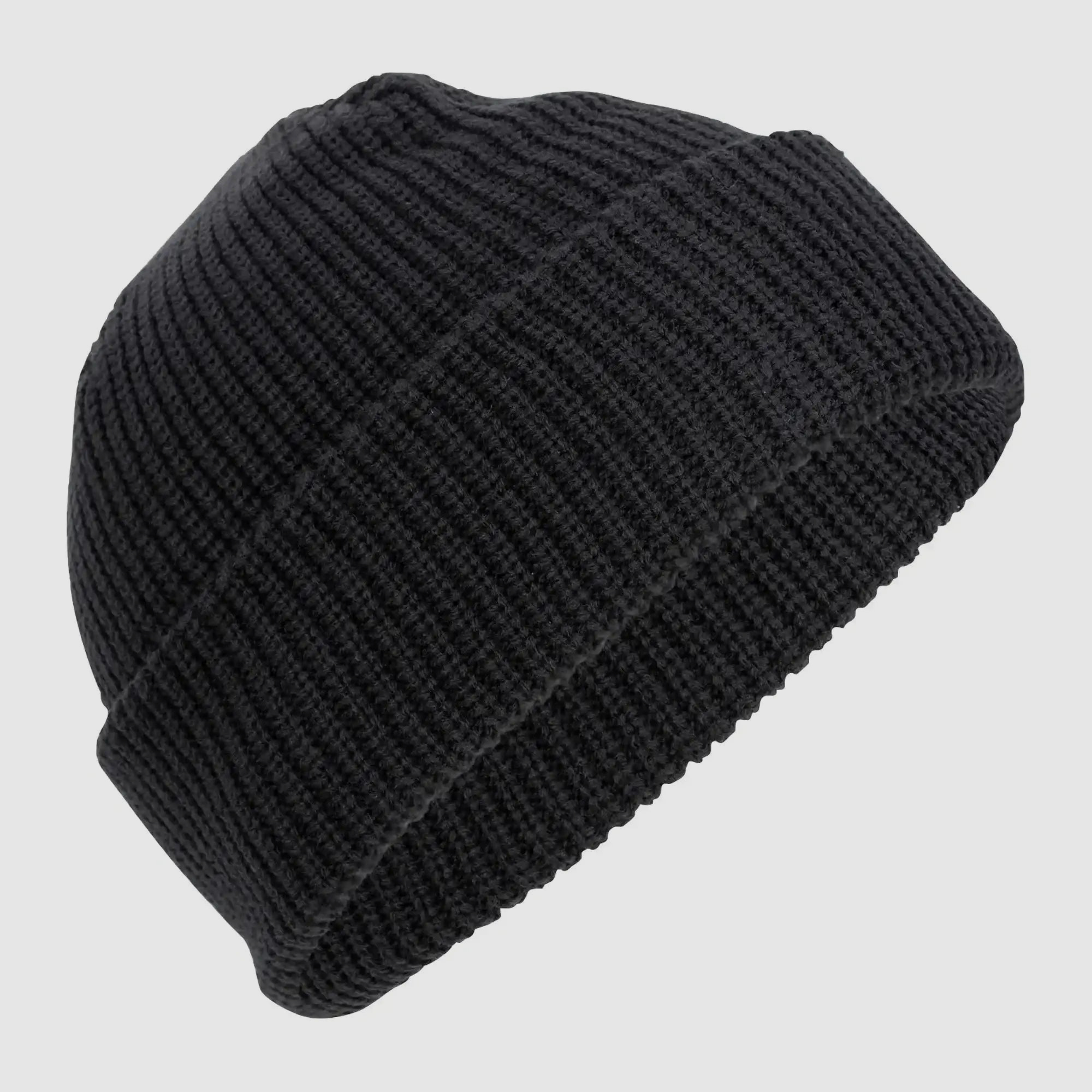 Mil-Tec Mil-Tec Rollstrickmütze Commando - Schwarz