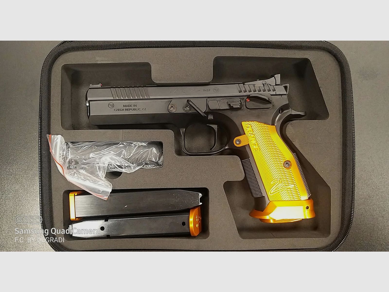 CZ TS-2 ORANGE CALIBER 9X19, image 1 of 3