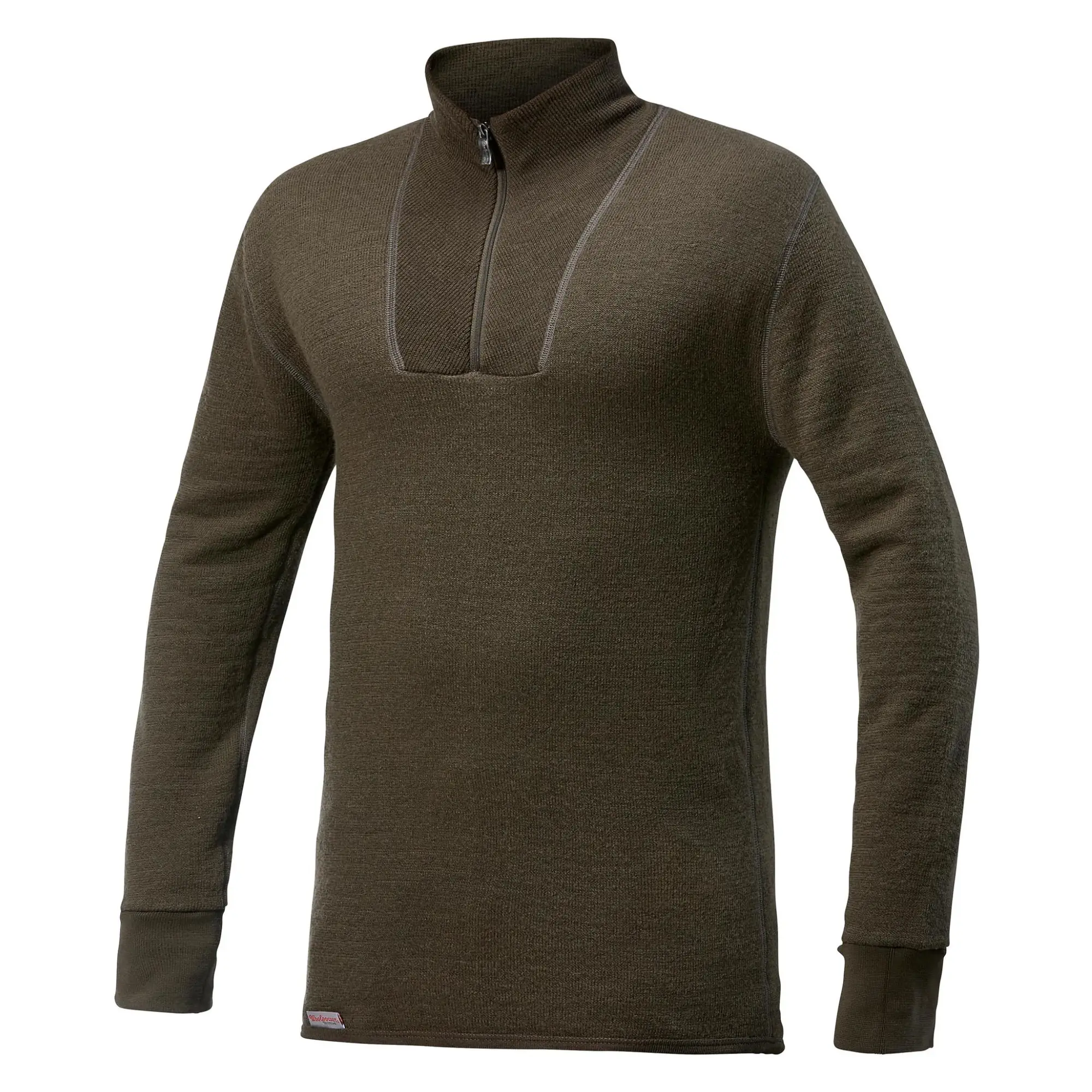 Woolpower Zip Turtleneck 400 (Pine Green)
