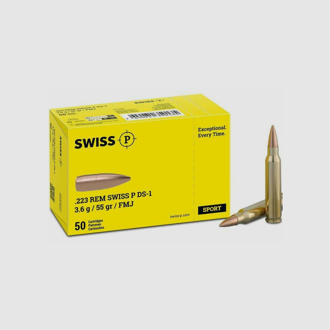 SWISS P .223 Rem. DS-1 3,6g/55gr