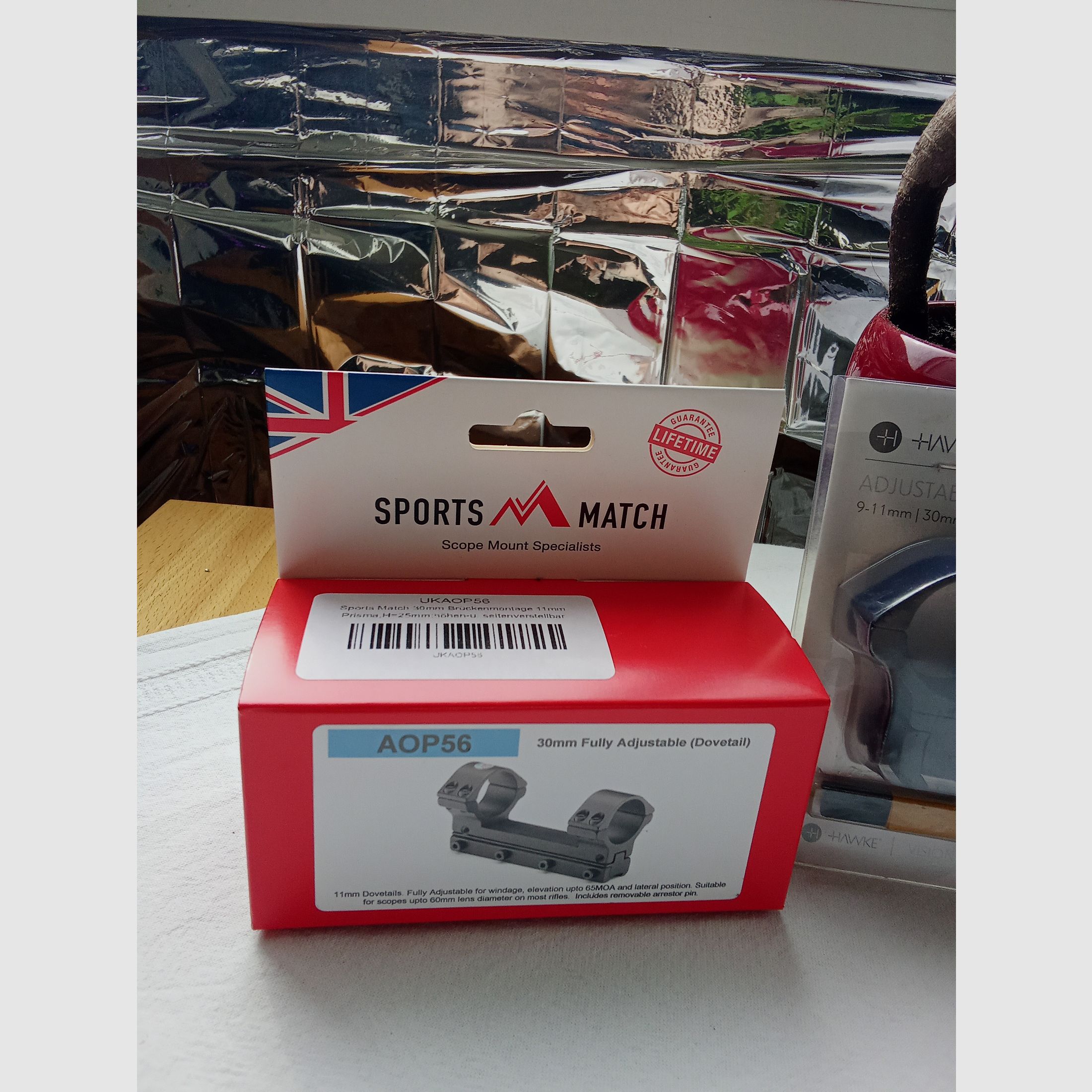 weihrauch hw 98 mit hawk airmax compact 6-24 und sports match UK AOP 56 montage 