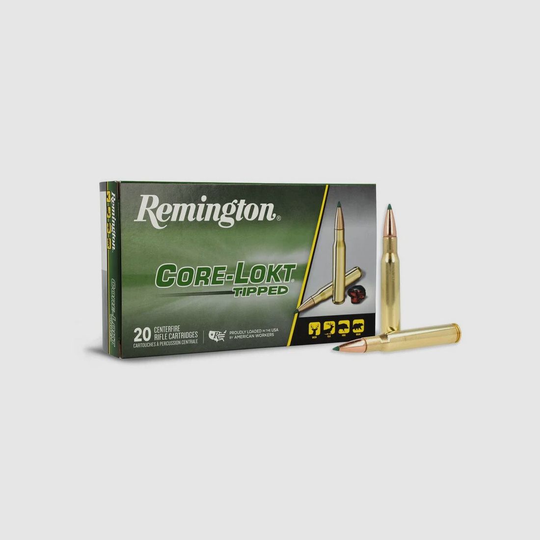 Remington Core-Lokt .30-06 Sprg. 165GR Tipped 20 cartucce