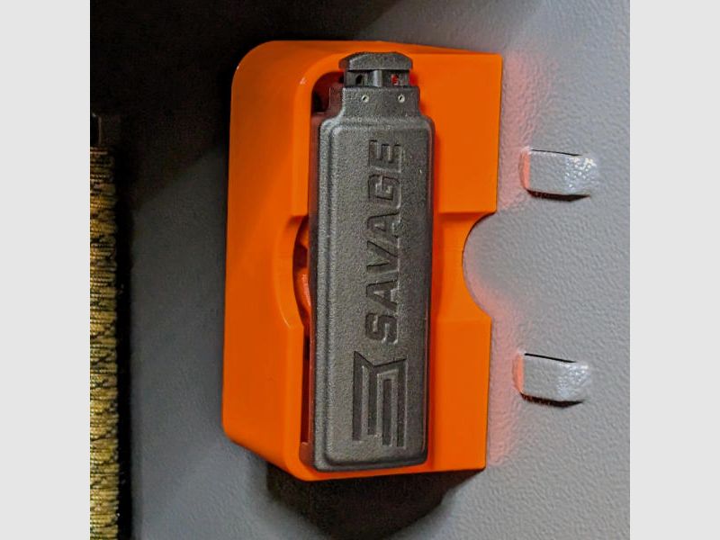 Magnetic magazine holder for Savage Predator Hunter magazines for gun cabinet - accessories for the gun cabinet