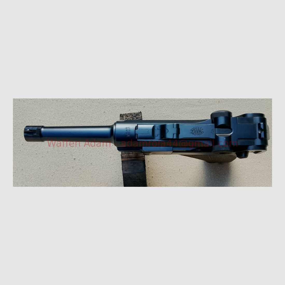 DWM Berlin P.08 Luger 1913 ohne Schiene