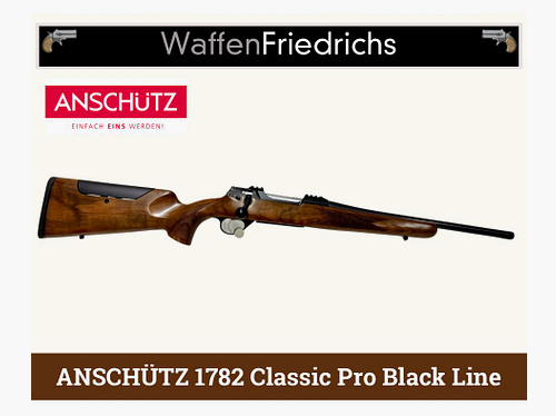 Anschütz 1782 Classic Pro Black Line - Waffen Friedrichs