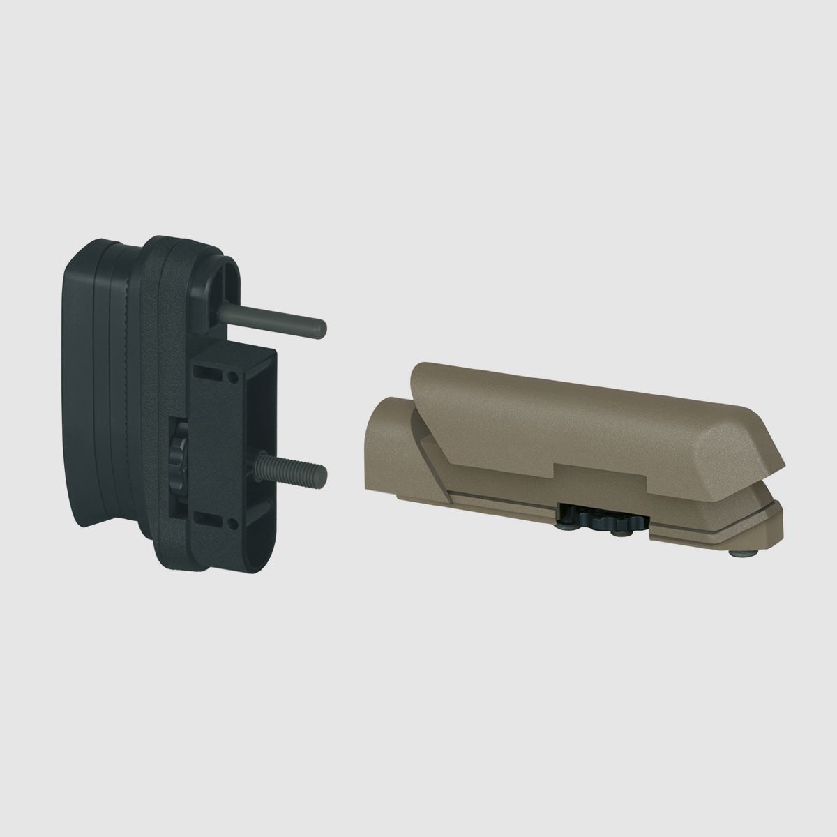 Amoeba Shaft Cheek + Shaft Cap Striker S1 dark earth