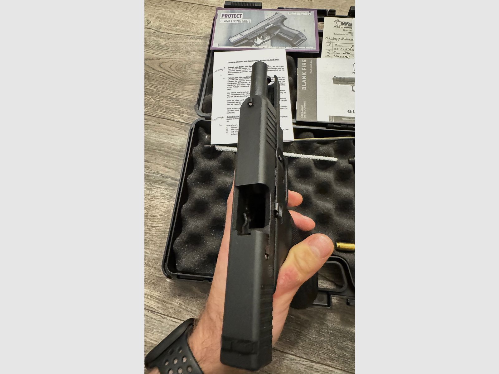 Glock 17 Gen5 9mm P.A.K wie neu mit Rechnung und Originalzubehör