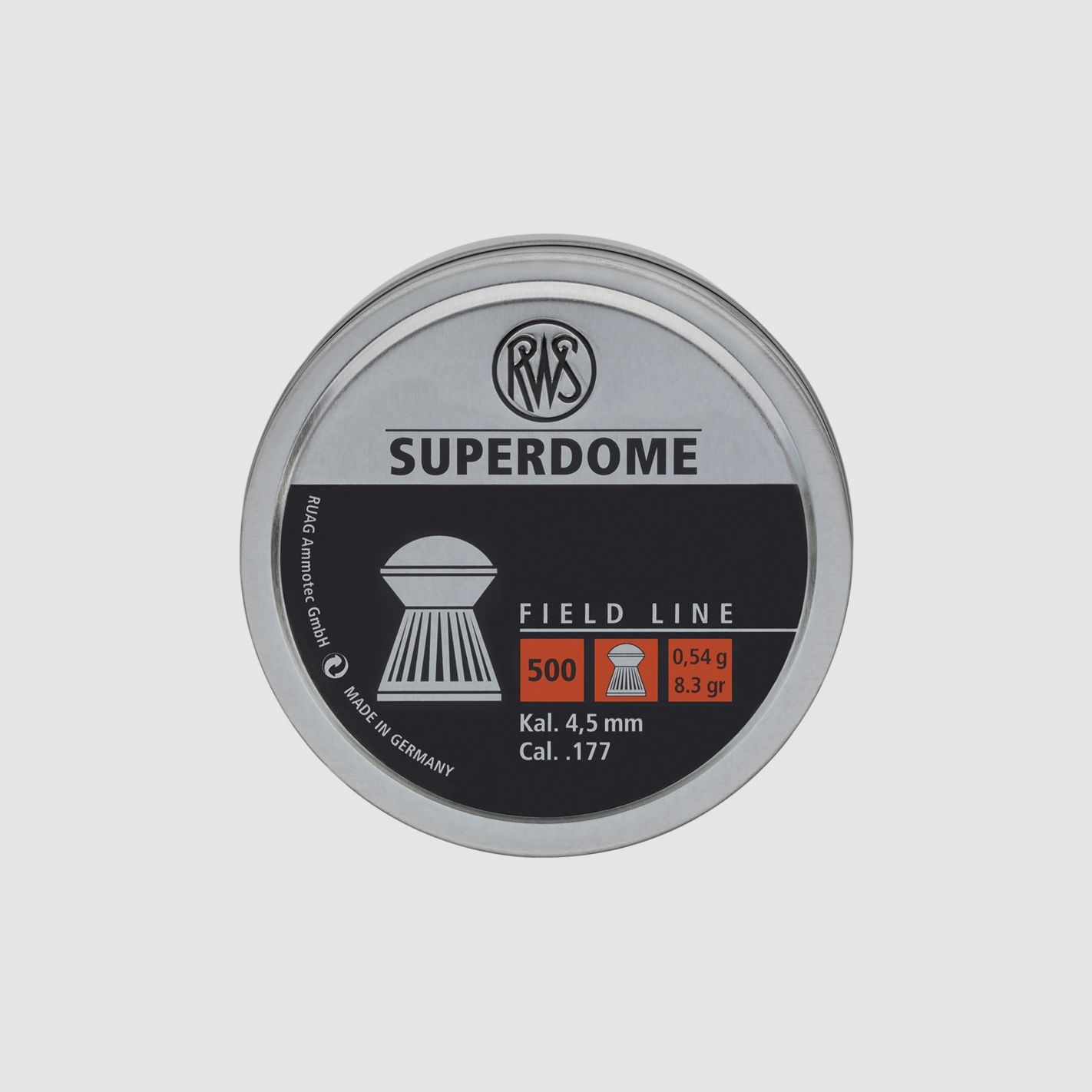Geschosse Kal. 4,50 RWS Super Dome 0,54 g 500 Stk, Bild 1 von 2