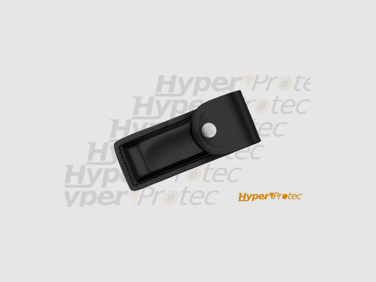 Custodia per il trasporto di coltello Böker max 12cm in pelle nera, immagine 2 di 2