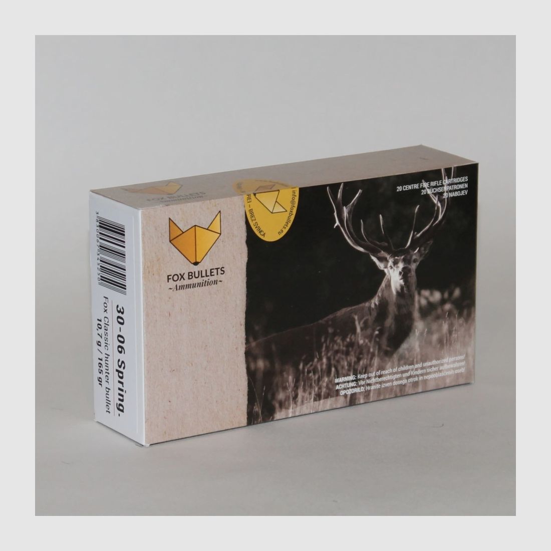 Fox Bullets Classic Hunter .30-06 Sprg. 165GR / 10,7g bleifrei 20 Patronen