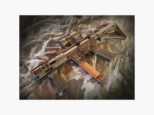 Halbautomat Wyssen Defence WD9, Kaliber 9x19mm, 210mm, Aimpoint Pro