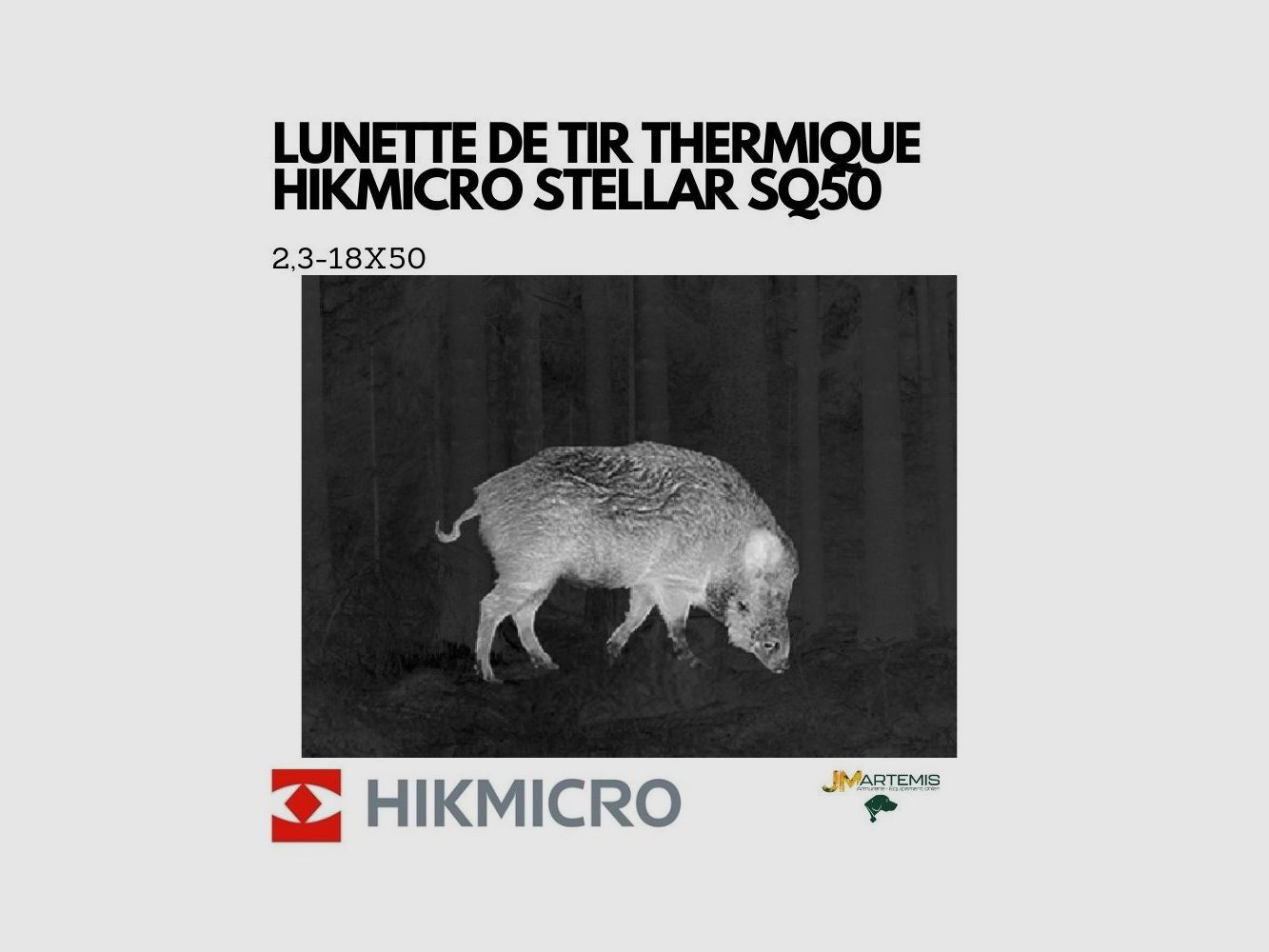 THERMAL RIFLESCOPE HIKMICRO STELLAR SQ50 V3, afbeelding 6 van 7