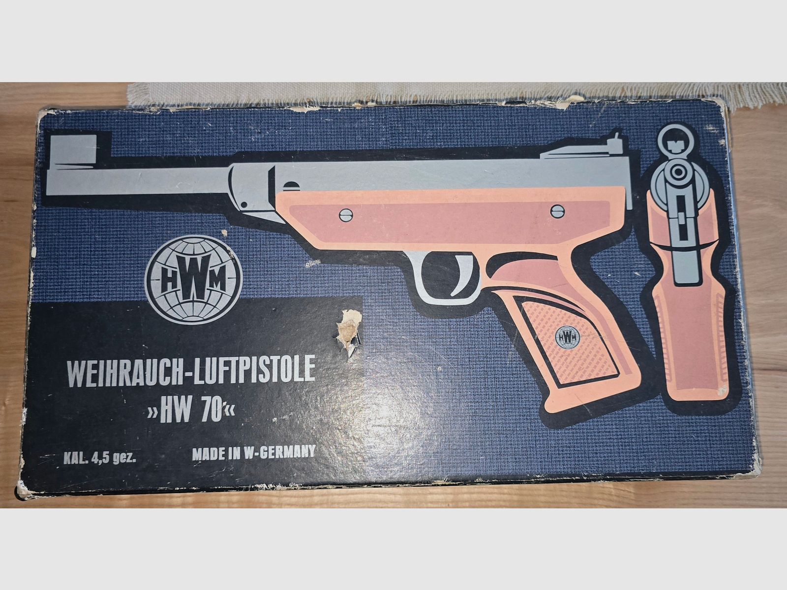 Luftpistole inklusive OVP Weihrauch HW 70 w.NEU