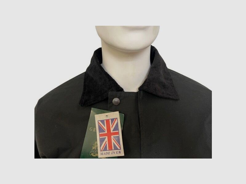 Original englische Wachsjacke in schwarz, Bild 3 von 4