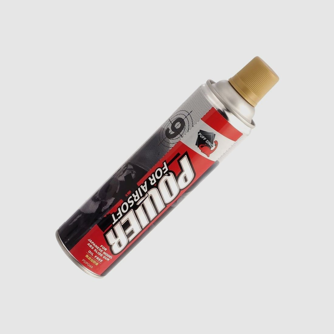 PuffDino ABS Power Airsoft Gaz Vert sans Silicone (450ml) 125 psi