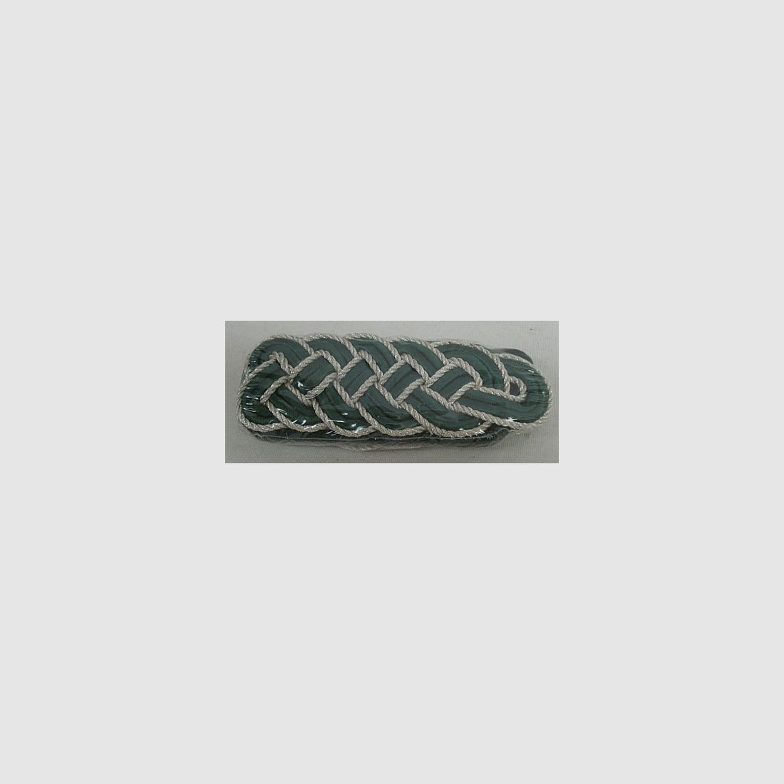 Schultergeflecht 5-bogig - silberfarbigen Metallgespinst