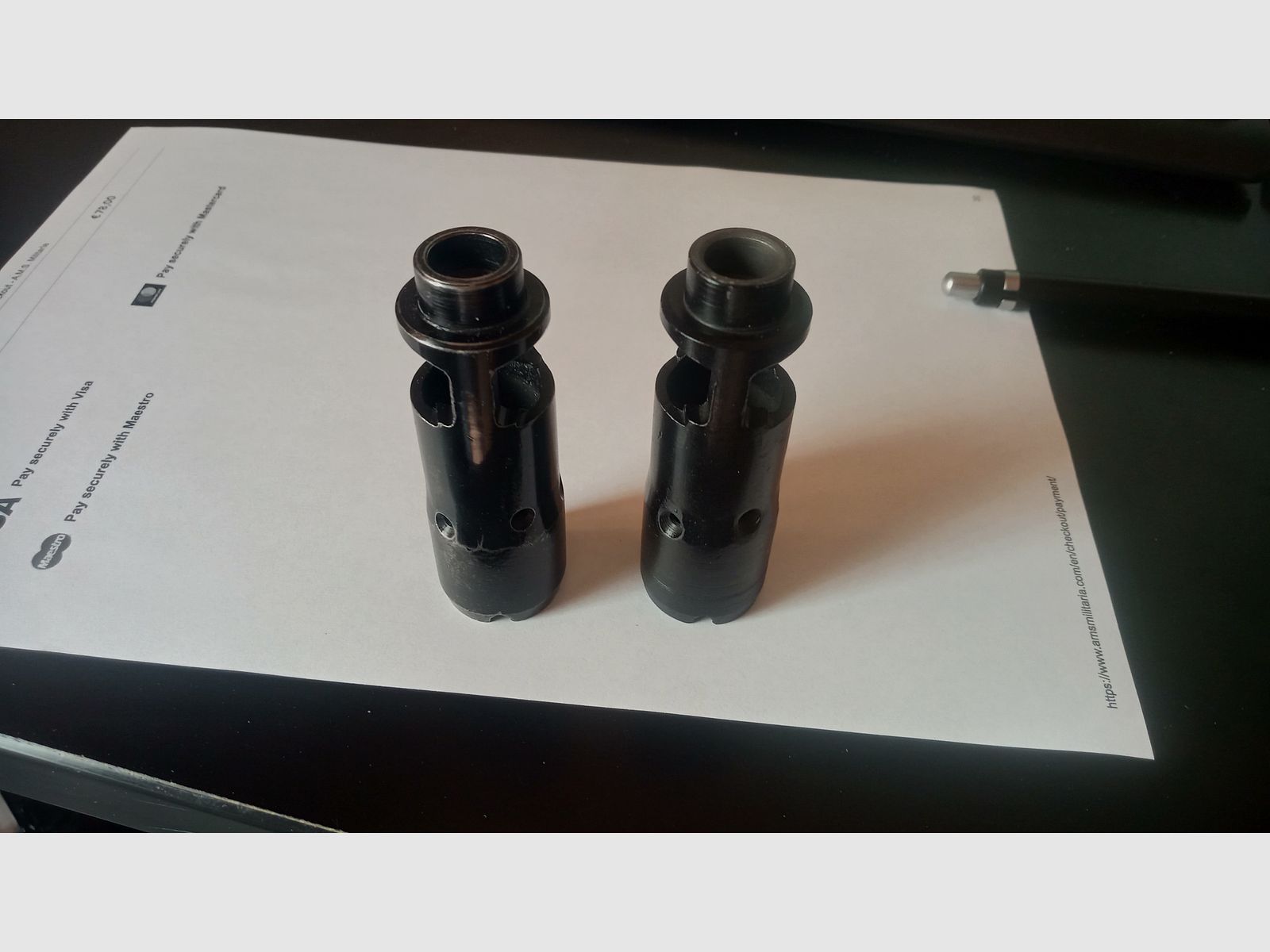 Offerta di scambio: Originale Izhmash AK-74 Flash Hider 7,62 e 5,45/.223 per Arsenal Flash Hider // Kalashnikov russa 24x1,5 mm filetto destro freno di bocca soppressore di fiammata
