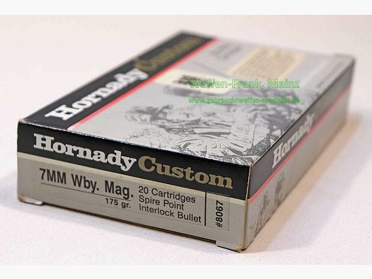 Hornady / USA Büchsenpatronen Custom 7mmWbyMag