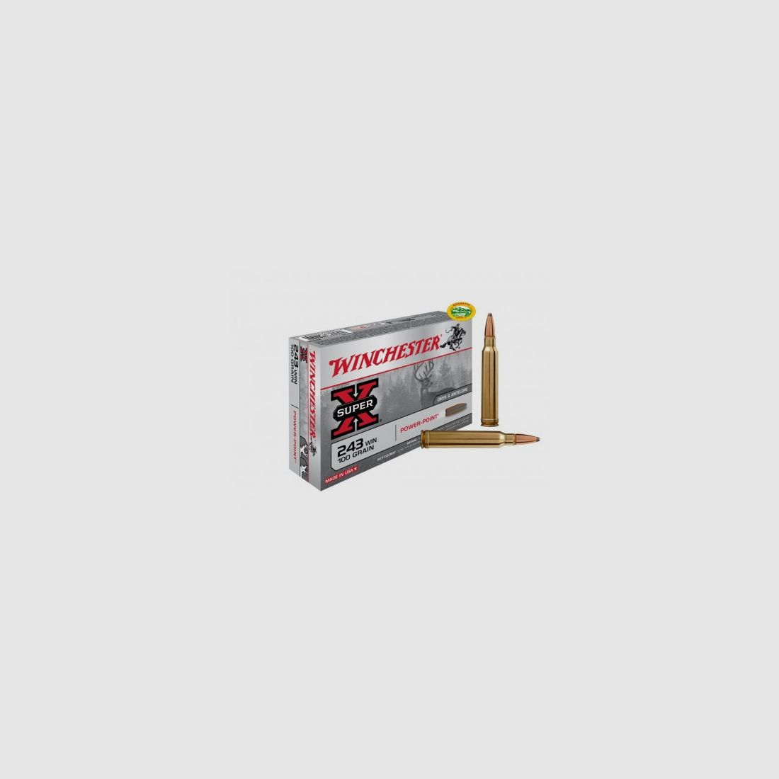 WINCHESTER Munition Kal. 243 Win POWER POINT 100gr.