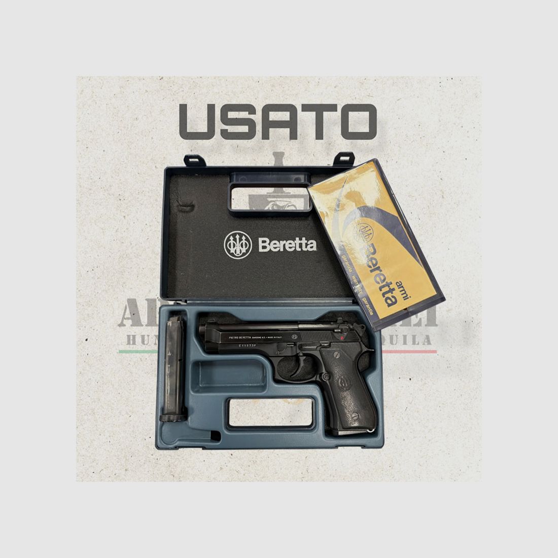 USATO – PISTOLA – BERETTA MOD. 98F cal. 9×21, immagine 3 di 3