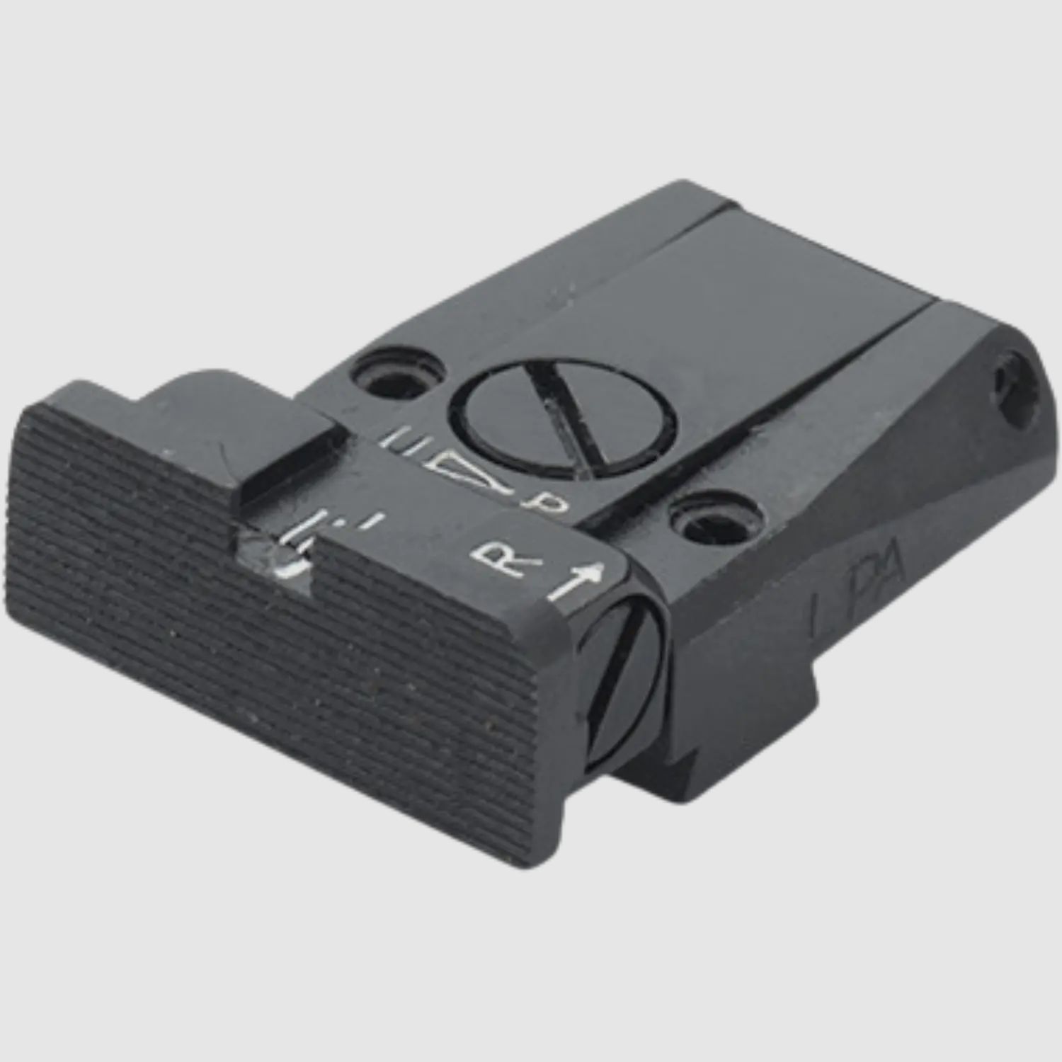 LPA Micrometer Sight "TR" without Front Sight for Walther Q5 Match SF, Black Diamond, Q4 SF O.R. - Plain Black