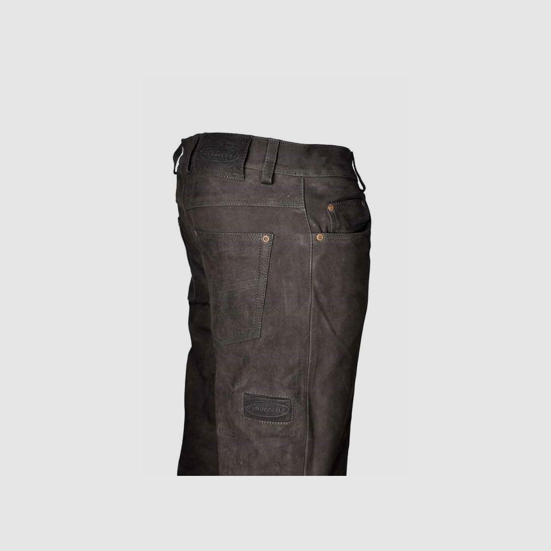 Hubertus Lederhose 5 Pocket braun 38