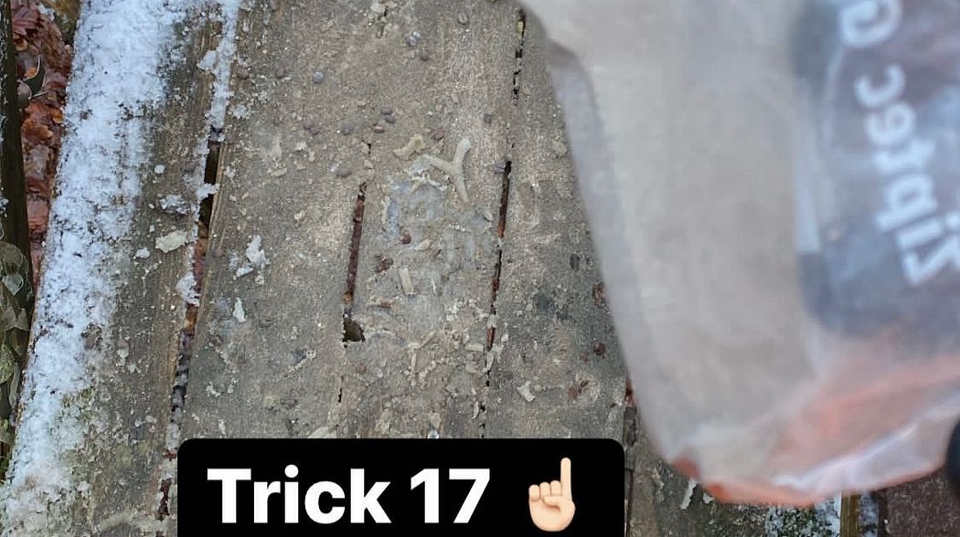 Ein sicherer Stand - ganz einfach mit einer Handvoll Sand ☝🏻