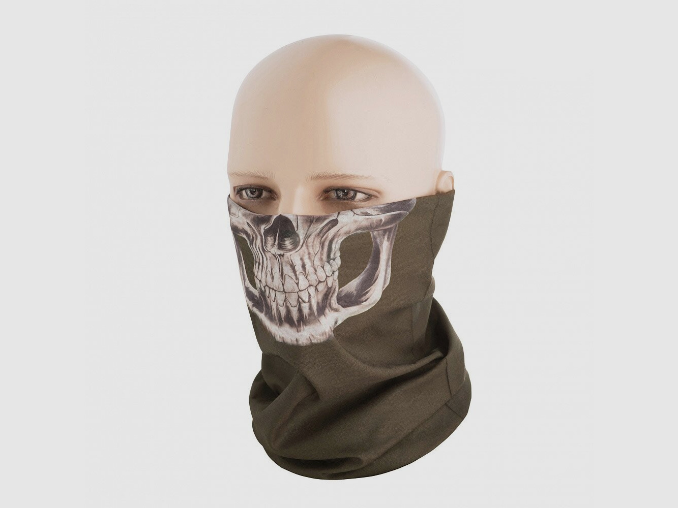 M-Tac Tube Scarf Light Reaper Skull Olive