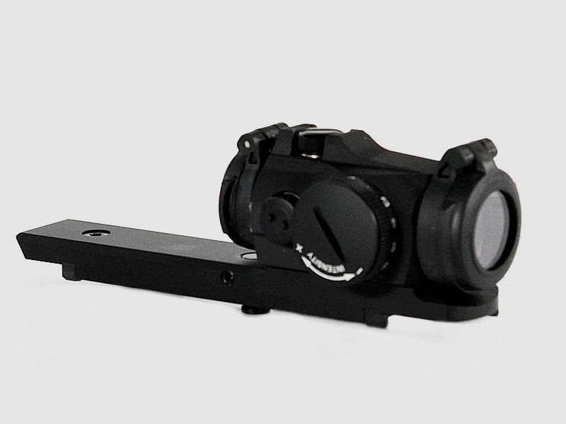 DRÜCKJAGD-SET Aimpoint MICRO H2 + DENTLER-Basis Schwarz/Grau