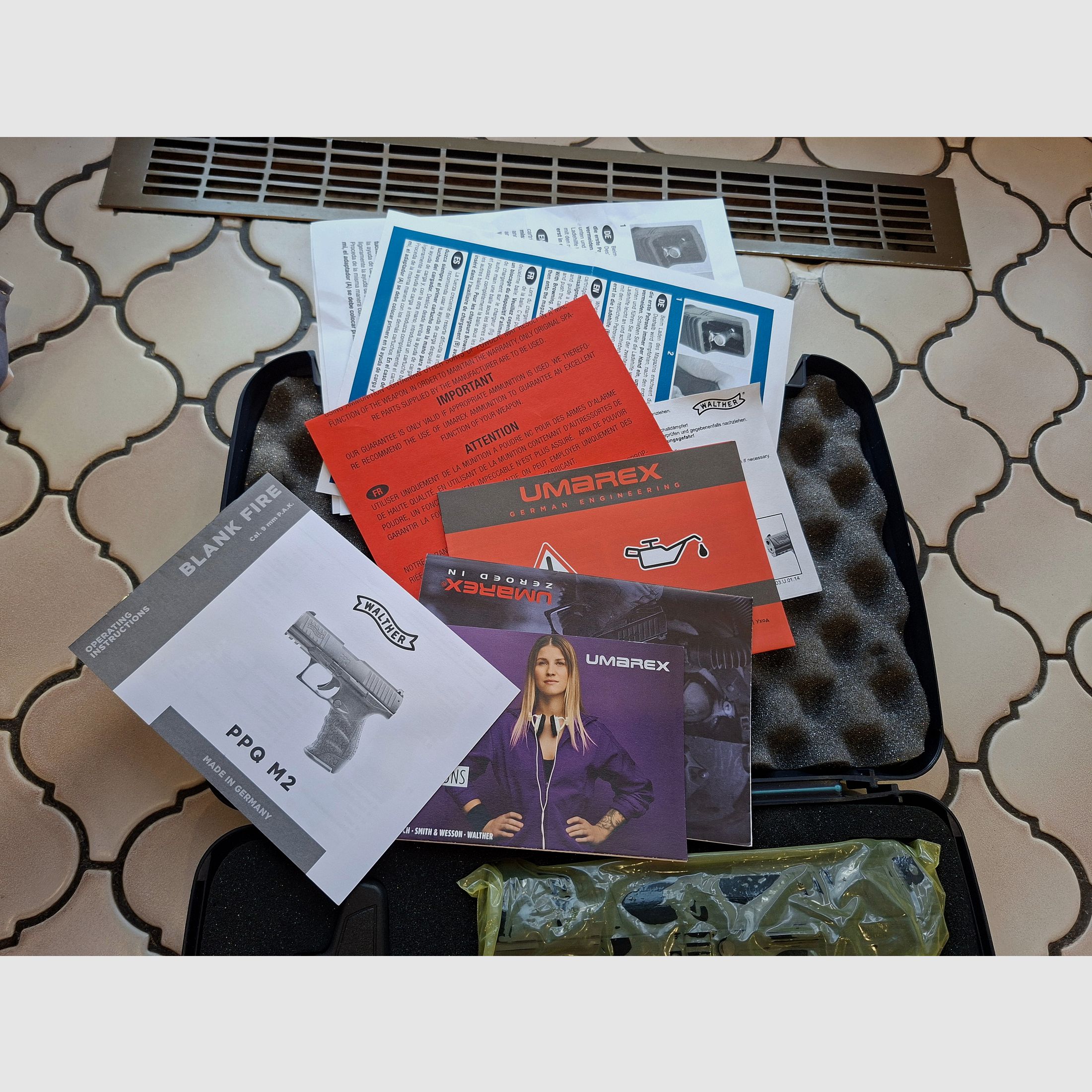 Walther PPQ M2 BLK Navy Kit PAK, brand new and unfired.