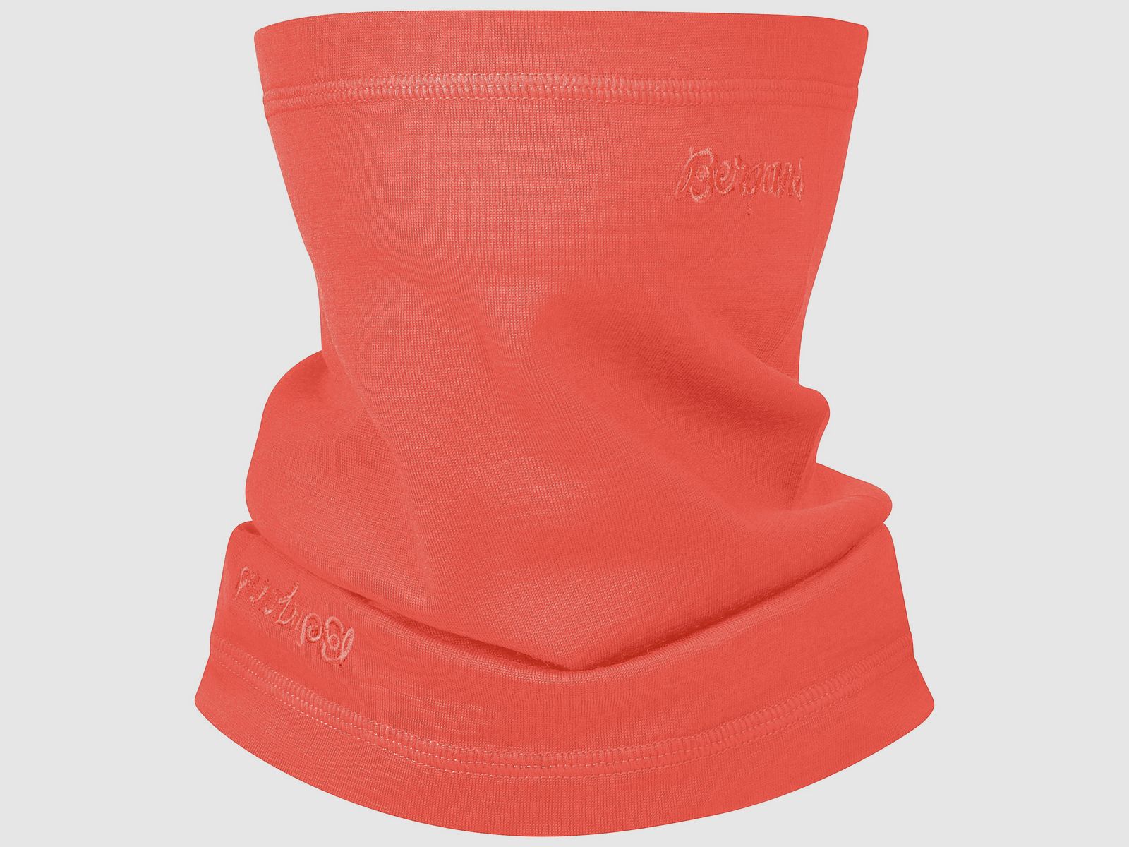 Bergans Wool Neck Warmer Peachy Red One Size