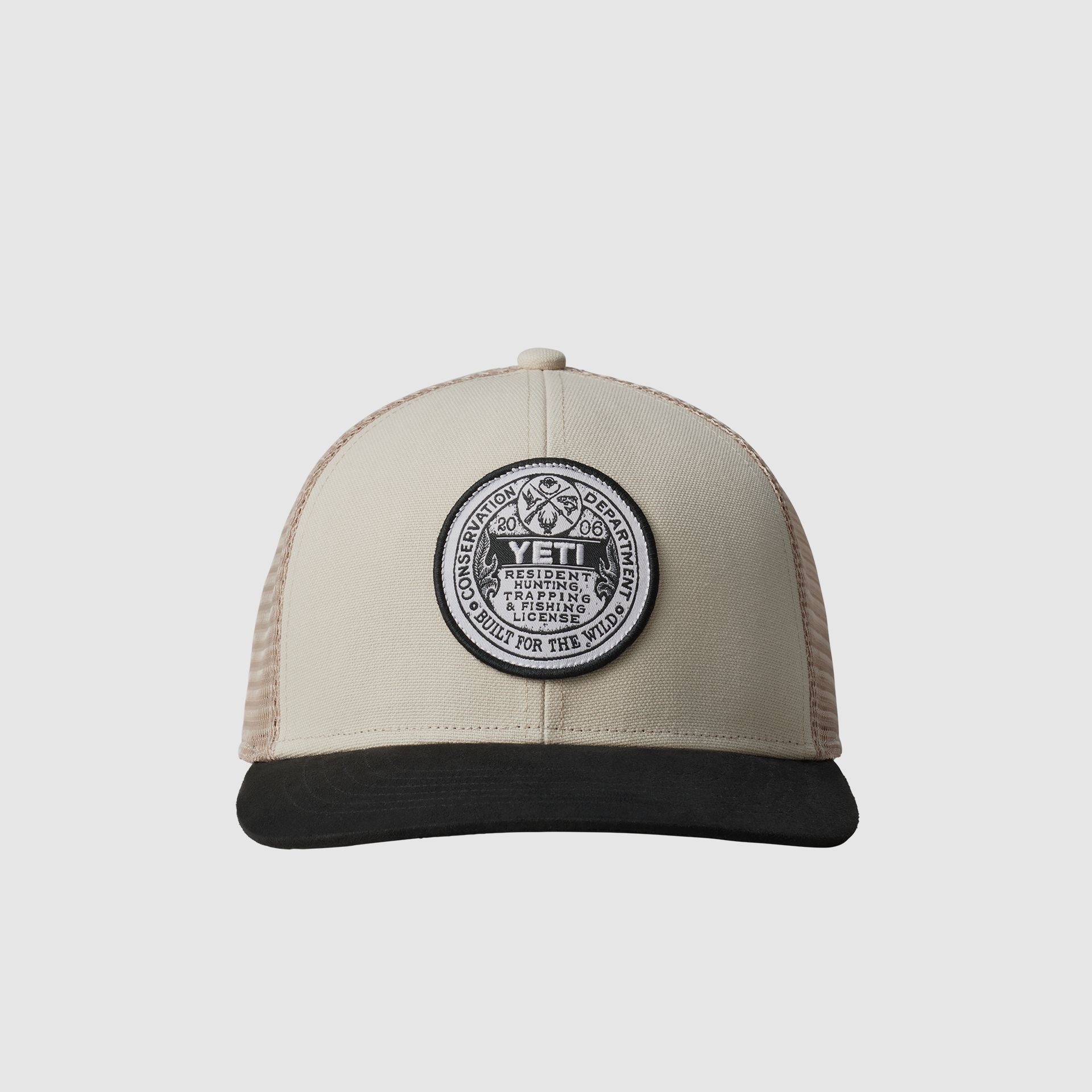 YETI TRAPPING LICENCE TRUCKER CAP Taupe