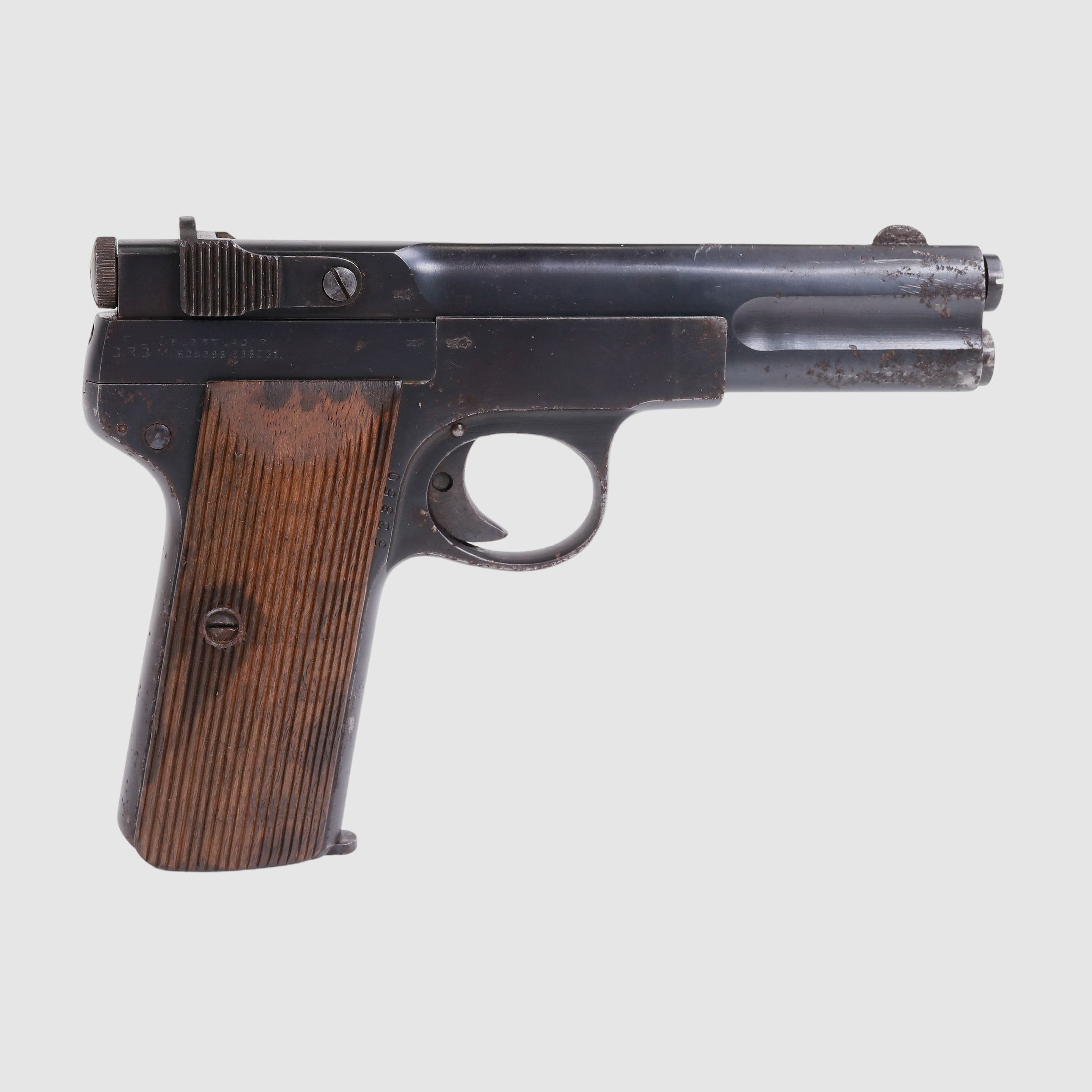 F.L. Langenhahn 7,65Br, calibre 7,65mm Browning || Pistola