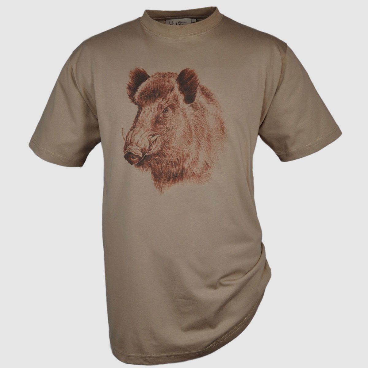 Hubertus T-Shirt Keiler Schilf