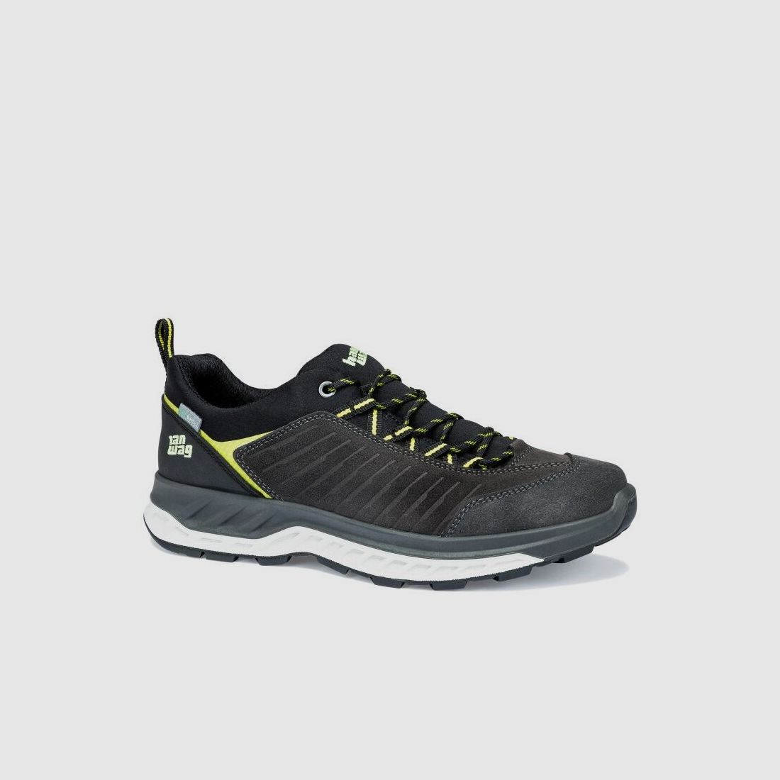Han Wag Herrenschuh Blueridge Low ES Asphalt/Gelb