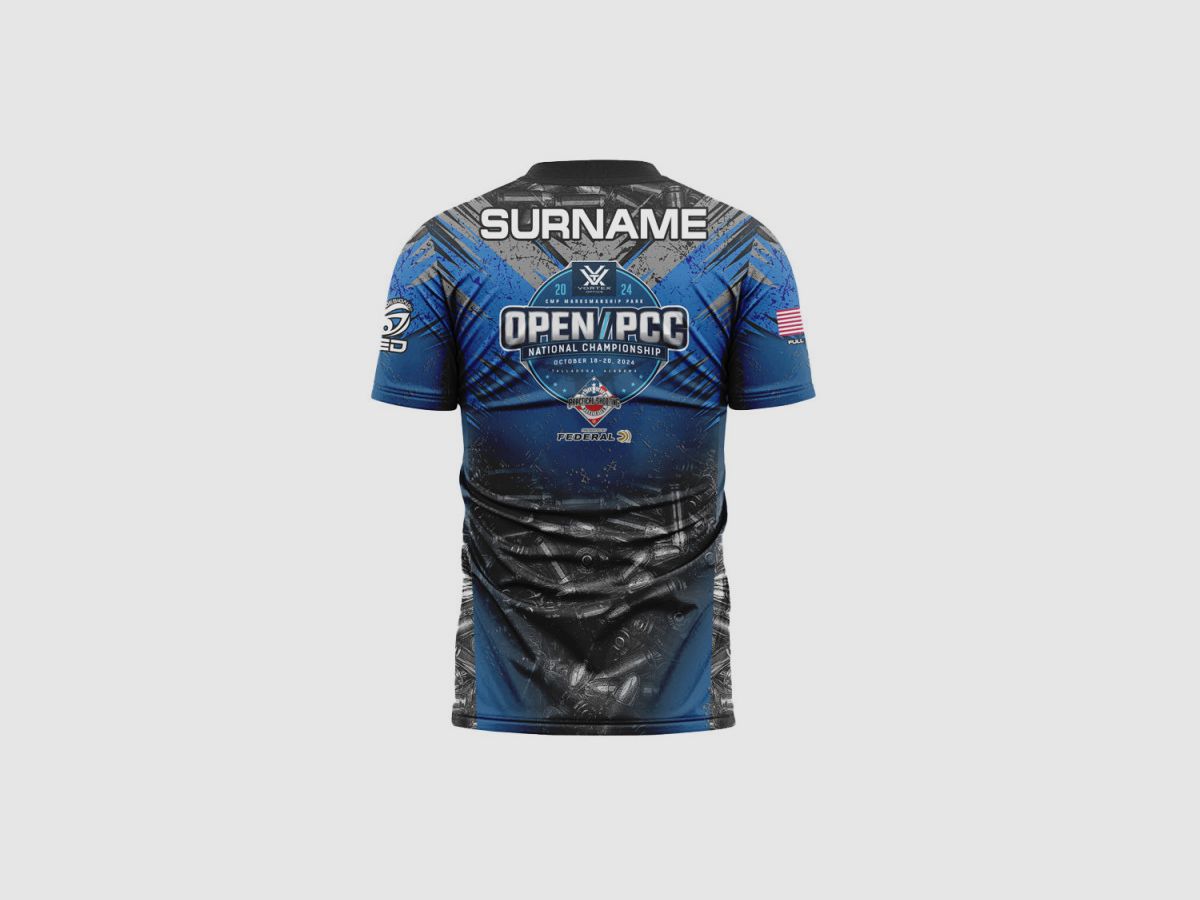 DED USPSA OPEN-PCC National Championship 2024 T-Shirt, size: 6XL, Custom Name: No Name, Clothes type: Regular (Men), image 2 sur 3