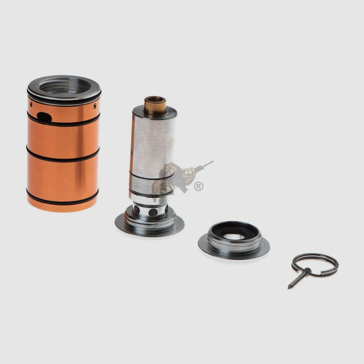 Epsilon Impact Grenade - Airsoft Granate mit Aufschlagzünder in Orange - StratAIM