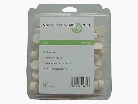 VFG nettoyant en feutre pour fusils Comfort à 100 pièces