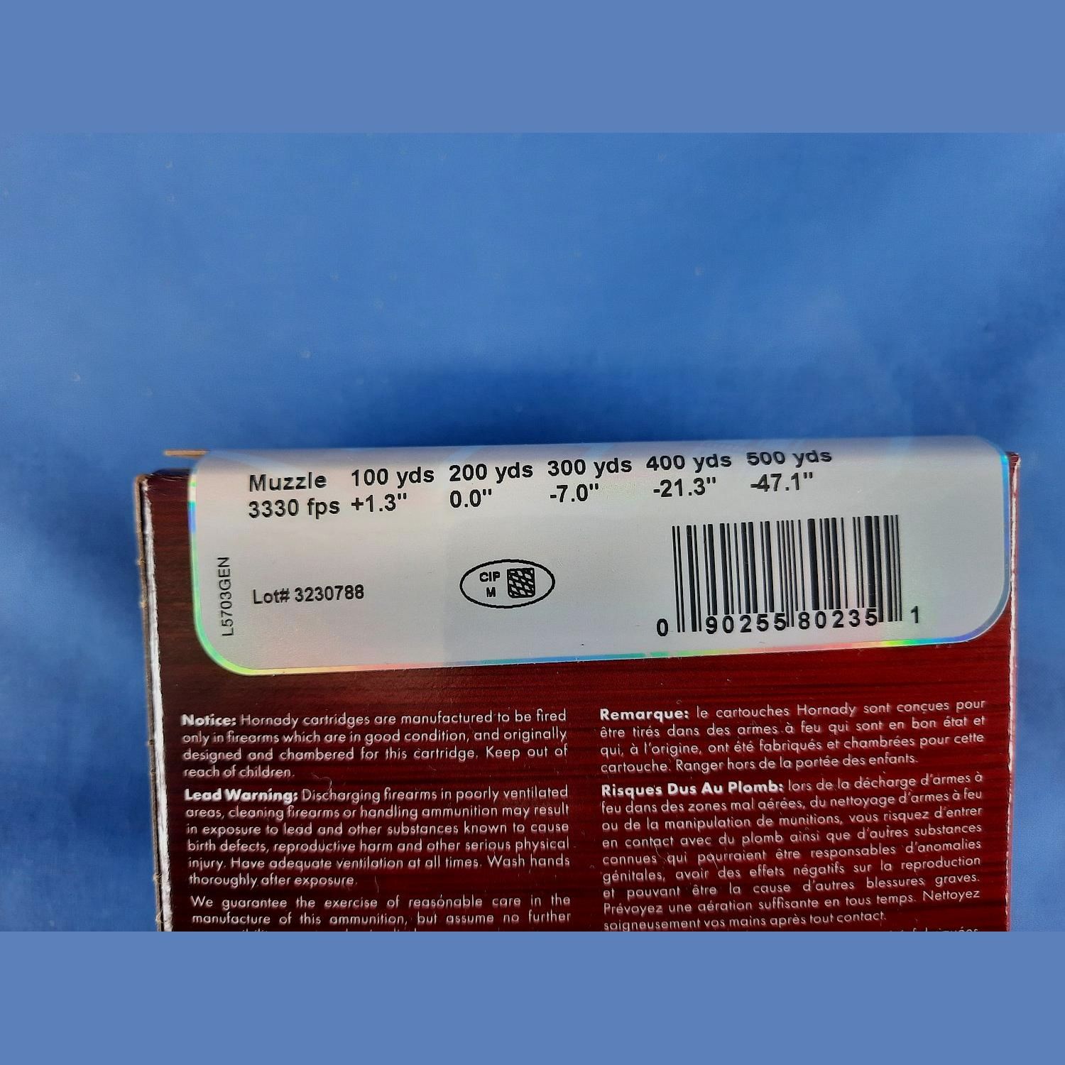 Hornady .223 Rem. Match BTHP 3,4g/52grs. 50pcs., image 2 sur 2