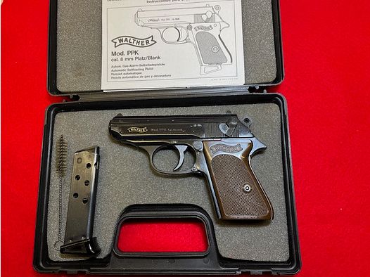 WALTHER PPK 8MM GAS SIGNAL WAFFE