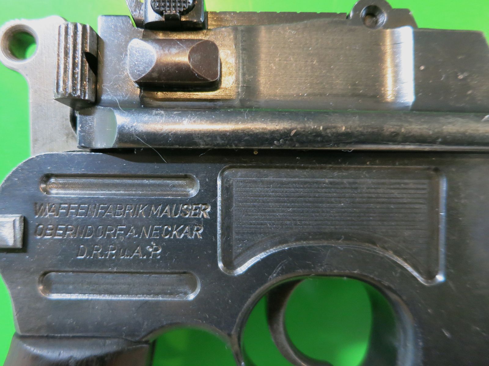 Mauser C96, Broomhandle, Mauser Oberndorf, Kal. 7,63 Mauser   #77-, Bild 2 von 14