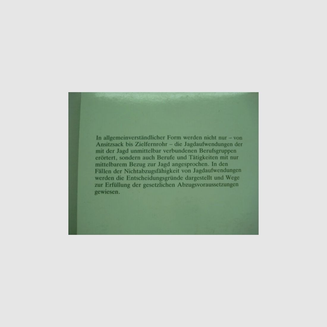 Value the book Waidmannsheil in