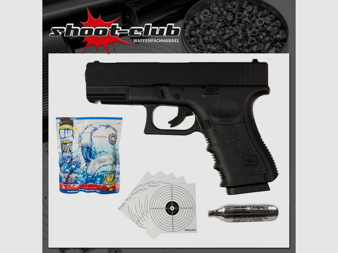 Umarex	 Umarex Glock 19 Gen.3 ab18 Set