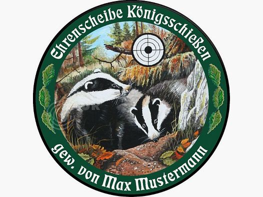 Schützenscheibe ECO-LINE Motiv 101