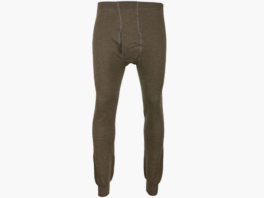 Woolpower Long Johns 400 avec ouverture - Pine Green / S Hommes