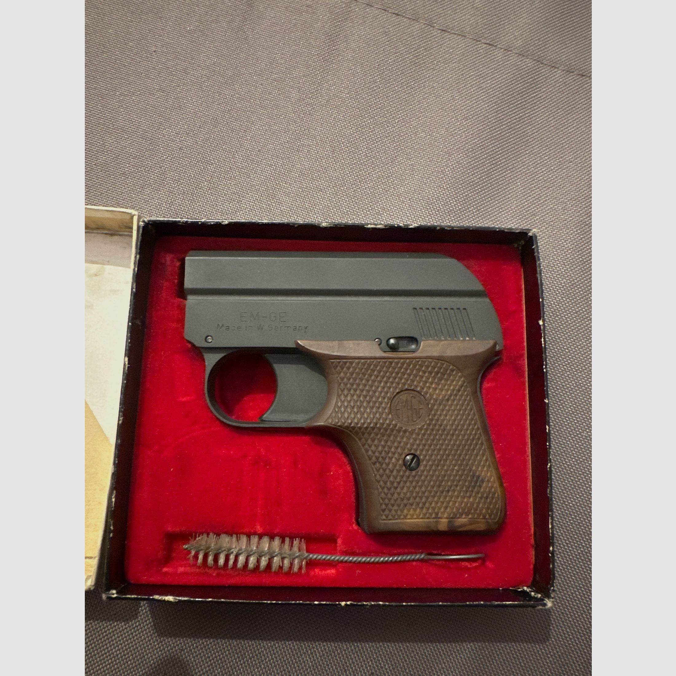 EM-GE blank firing pistol 6 mm Flobert bang including original packaging